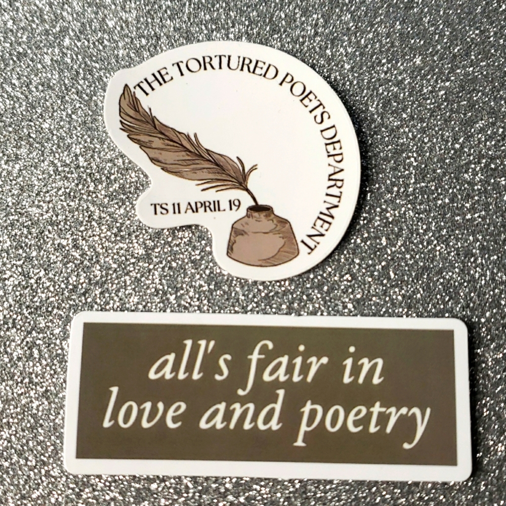 10/$10 Taylor Swift TTPD Waterproof Sticker Tortured Poets Department